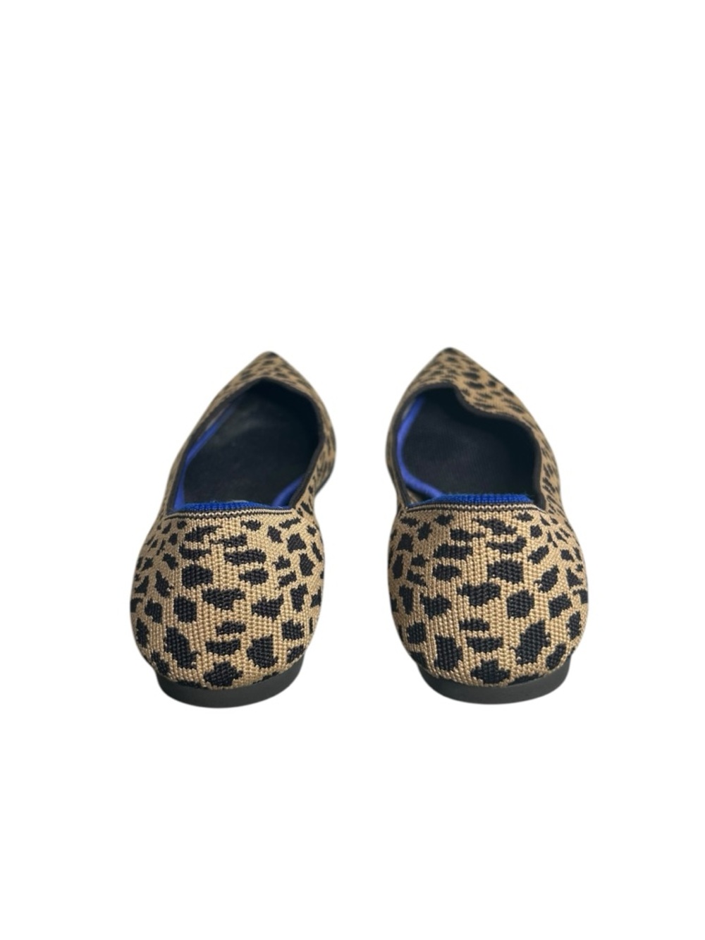 Rothy's Women Leopard Animal Print The Pointed Toe Woven Ballet Flats Size 9 - Picture 4 of 9
